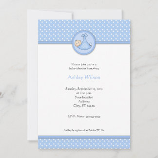 Invitations de douches pour bébés
