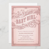 Invitations de douches pour bébés (Devant / Derrière)