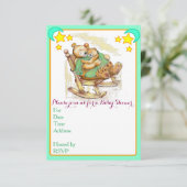 Invitations de douches pour bébés (Debout devant)