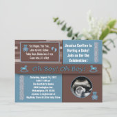 Invitations de douches pour bébés (Debout devant)