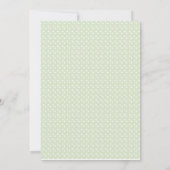 Invitations de douches pour bébés (Dos)