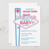 Invitations de douches pour bébés à Las Vegas (Devant / Derrière)