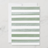 Invitations de douches pour bébés Animaux de la ju (Dos)