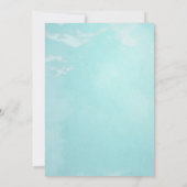 Invitations de douches pour bébés au soleil souria (Dos)