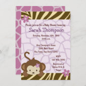 Invitations de douches pour bébés Cocalo Jacana (Devant / Derrière)