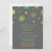 Invitations de douches pour bébés personnalisées d (Dos)