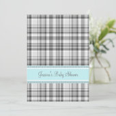 Invitations de douches pour bébés personnalisées e (Debout devant)