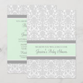 Invitations de douches pour bébés personnalisées M (Devant / Derrière)