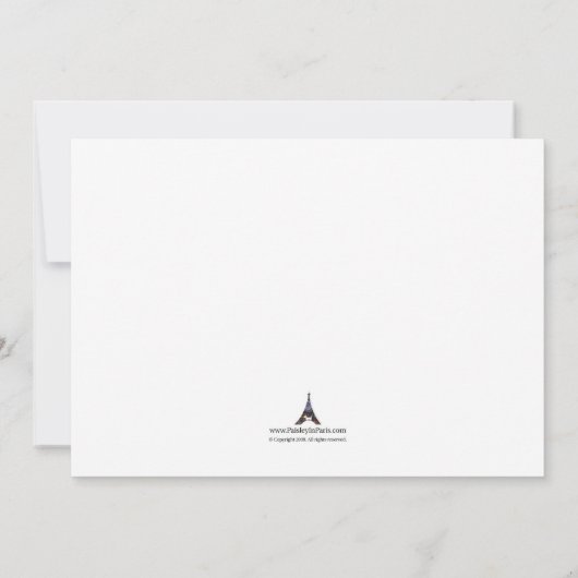 Invitations de douches pour bébés pourpre et balei (Dos)