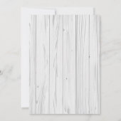 Invitations de douches pour bébés roses à la Giraf (Dos)