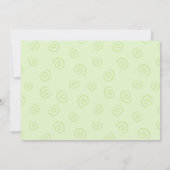 Invitations de douches pour bébés Twins (Dos)