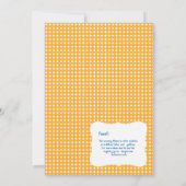 Invitations de douches Stellar Rocket (Dos)