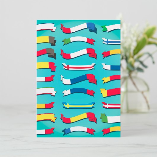 Invitations de drapeaux