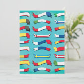 Invitations de drapeaux (Debout devant)