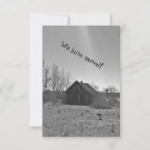 Invitations de faire-part de chauffage domestique (Devant)