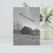 Invitations de faire-part de chauffage domestique (Debout devant)