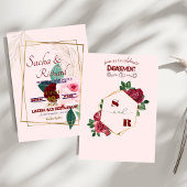 Invitations de Faire-part Fiançailles Gold Foil