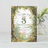 Invitations de Fairy Tale Forest Anniversaire de e (Debout devant)