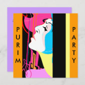 Invitations de fantaisie de mascarade de costume (Devant / Derrière)