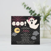 Invitations de fantôme de rose d'anniversaire de (Debout devant)