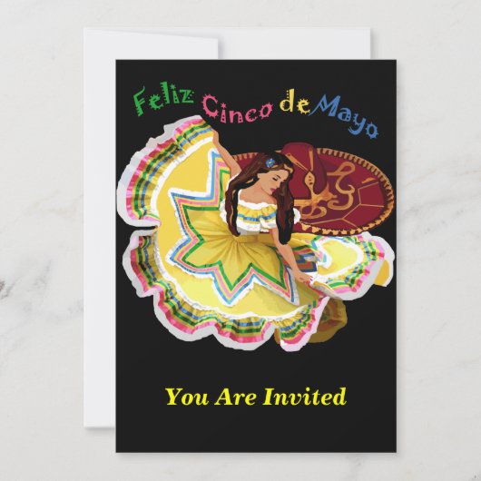 Invitations de Feliz Cinco De Mayo (Devant)