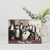 Invitations de femmes antiques pour le temps de fê (Debout devant)