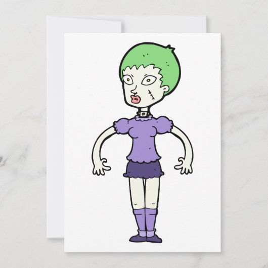Invitations de femmes zombies (Devant)