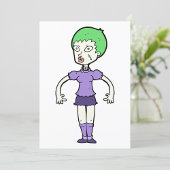 Invitations de femmes zombies