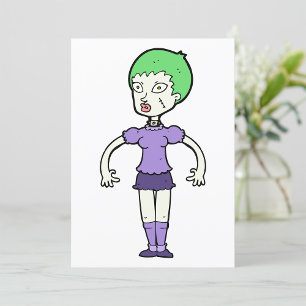 Invitations de femmes zombies