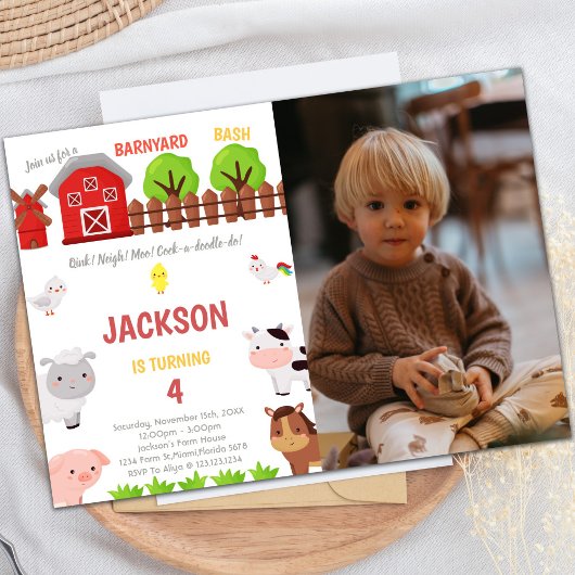 Invitations de fermes personnalisables pour les en