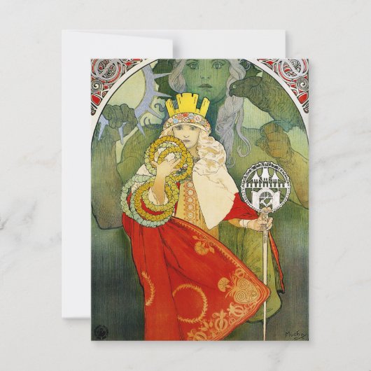 Invitations de festival d'Alphonse Mucha Sokol (Devant)