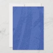 Invitations de fête à roues chaudes Boom Crash (Dos)