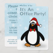 Invitations de fête au bureau de Noël (Devant / Derrière)