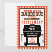 Invitations de fête barbecue (Devant / Derrière)