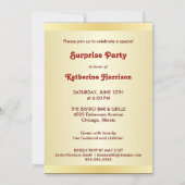 Invitations de fête - Champagne (Dos)