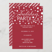 Invitations de fête Confetti (Devant / Derrière)