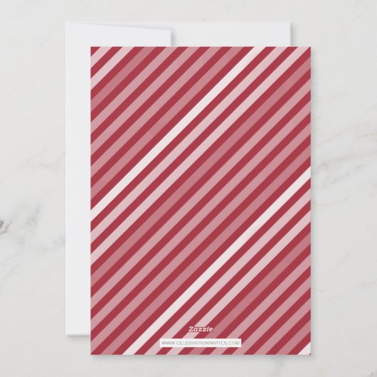 Invitations de fête Confetti (Dos)