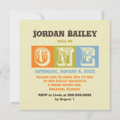 Invitations de fête d'anniversaire (Dos)