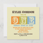 Invitations de fête d'anniversaire (Dos)