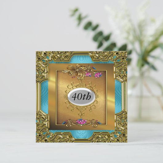 Invitations de fête d'anniversaire (Debout devant)