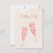 Invitations de fête d'anniversaire (Devant)