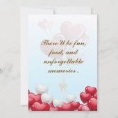 Invitations de fête d'anniversaire (Dos)