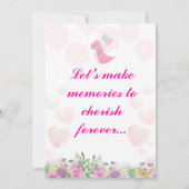 Invitations de fête d'anniversaire (Dos)