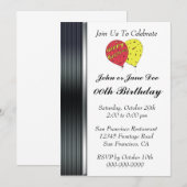 Invitations de fête d'anniversaire (Devant / Derrière)