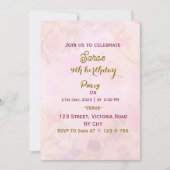 Invitations de fête d'anniversaire (Devant)