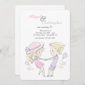 Invitations de fête d'anniversaire (Devant / Derrière)