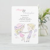 Invitations de fête d'anniversaire (Debout devant)