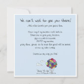 Invitations de fête d'anniversaire (Dos)