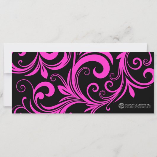 INVITATIONS DE FÊTE D'ANNIVERSAIRE (Dos)