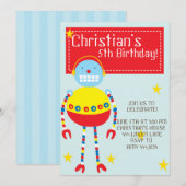 Invitations de fête d'anniversaire (Devant / Derrière)